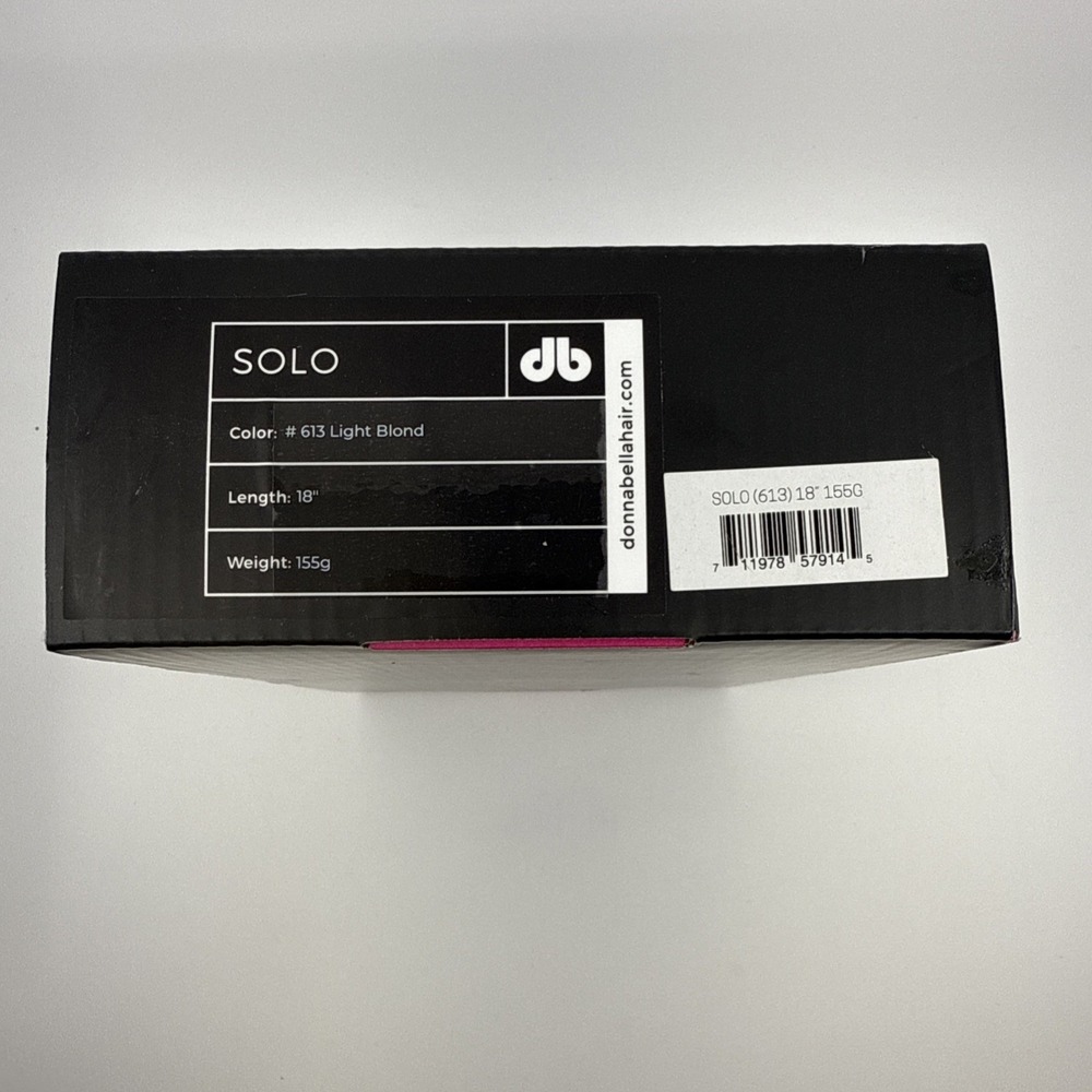 Donna Bella Halo 18" Hair Extensions Light Blonde Straight (155g) NEW Open Box - Picture 5 of 7